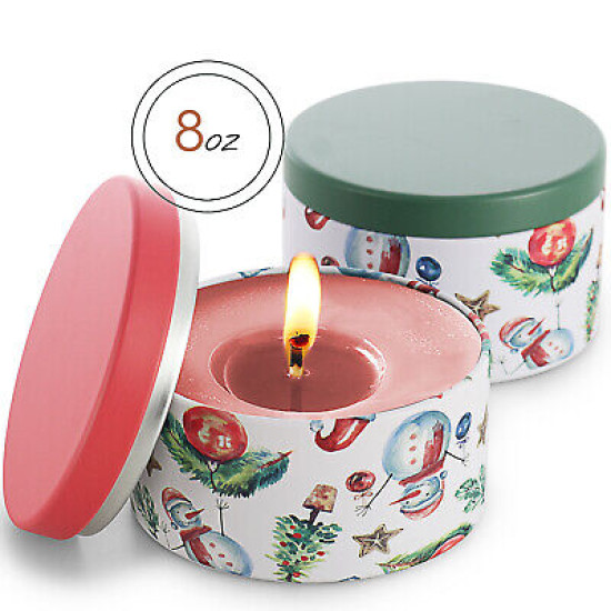 Candle Tins for Candle Making Metal Jars Storage Containers Lids and Stickers