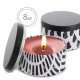 Candle Tins for Candle Making Metal Jars Storage Containers Lids and Stickers