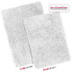 2PC Shaggy Area Rug Set with Non-Slip Backing Rubber Large & Small Cozy Bath Mat