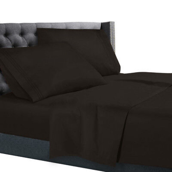 All Unique Sizes Brushed Soft Microfiber Hotel Bed Sheets, Deep Pocket Sheet Set