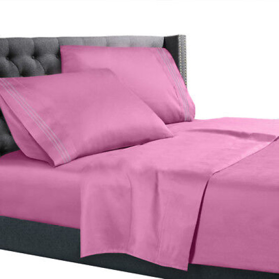 All Unique Sizes Brushed Soft Microfiber Hotel Bed Sheets, Deep Pocket Sheet Set