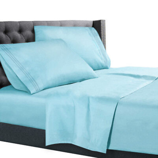 All Unique Sizes Brushed Soft Microfiber Hotel Bed Sheets, Deep Pocket Sheet Set