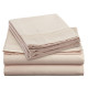 DEEP POCKET 1600 SERIES 4 PIECE BED SHEETS SUPER SOFT SHEET SET ALL SIZES