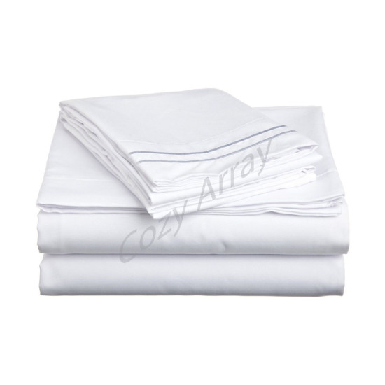 DEEP POCKET 1600 SERIES 4 PIECE BED SHEETS SUPER SOFT SHEET SET ALL SIZES