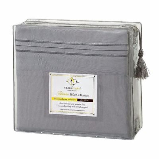 1800 Collection 4 Piece Deep Pocket Bed Sheet Set - Exclusive Spring Collection!