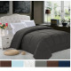 Goose Down Alternative Solid Comforter - All Season Blanket - One Piece