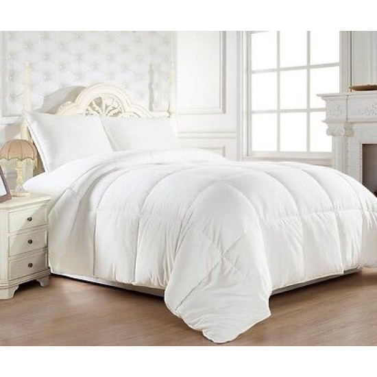 Goose Down Alternative Solid Comforter - All Season Blanket - One Piece