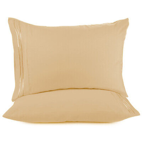 SET OF 1500 TC PILLOWCASES TWO PILLOW CASES PER SET ALL SIZES ALL COLORS