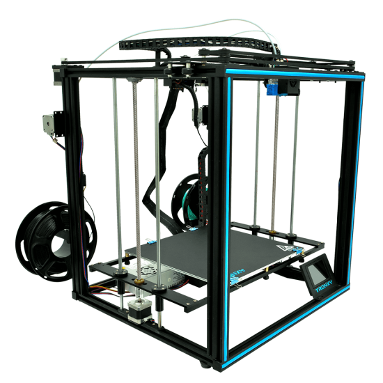 TRONXY X5SA-2E Dual Colors 3D Printer Kit CoreXY with Dual Titan Extruder Dual Z axis 330*330*400mm Printing Size TMC2225 Ultra Quiet