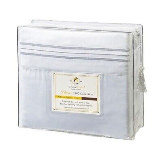 1800 Collection 4 Piece Deep Pocket Bed Sheet Set Ultra Soft Bed Sheets