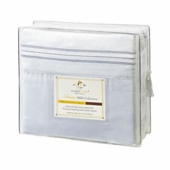 1800 Collection 4 Piece Deep Pocket Bed Sheet Set Ultra Soft Bed Sheets