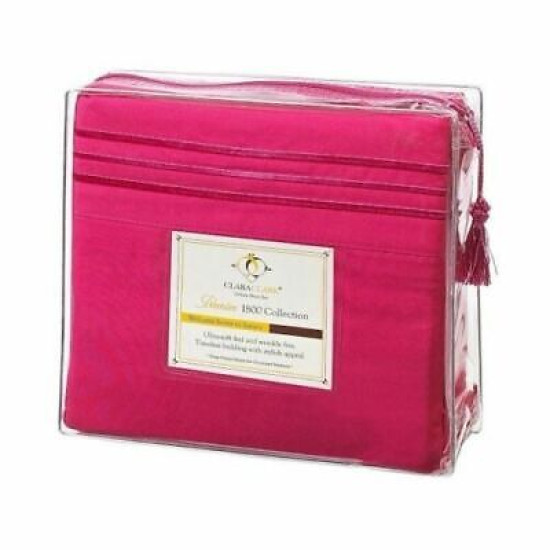 1800 Collection 4 Piece Deep Pocket Bed Sheet Set Ultra Soft Bed Sheets