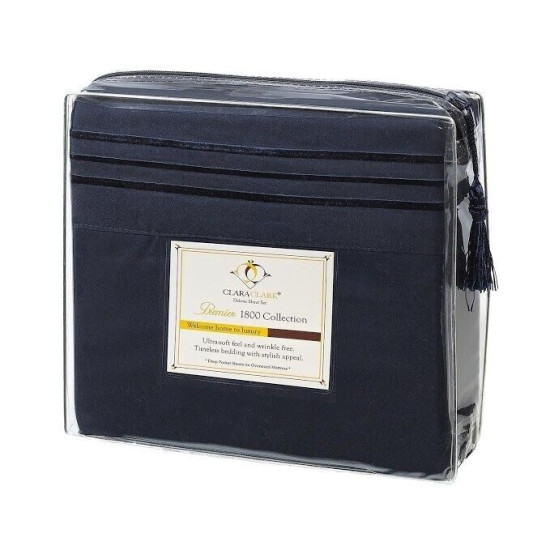 1800 Collection 4 Piece Deep Pocket Bed Sheet Set Ultra Soft Bed Sheets