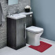 Memory Foam Contour Bathroom Toilet Mat Rug - Soft Anti Fatigue and Absorbent
