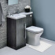 Memory Foam Contour Bathroom Toilet Mat Rug - Soft Anti Fatigue and Absorbent