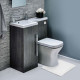 Memory Foam Contour Bathroom Toilet Mat Rug - Soft Anti Fatigue and Absorbent