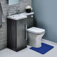Memory Foam Contour Bathroom Toilet Mat Rug - Soft Anti Fatigue and Absorbent