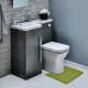 Memory Foam Contour Bathroom Toilet Mat Rug - Soft Anti Fatigue and Absorbent