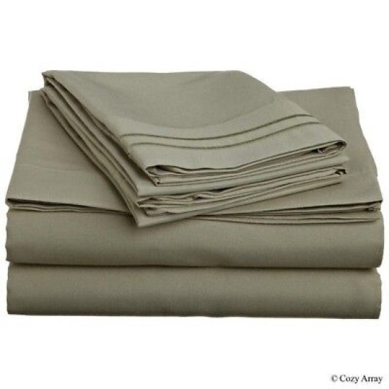 1800 Collection 4 pc Bed Sheet Set Available In Various Colors And Sizes