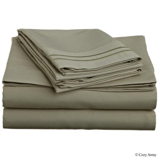 1800 Collection 4 pc Bed Sheet Set Available In Various Colors And Sizes