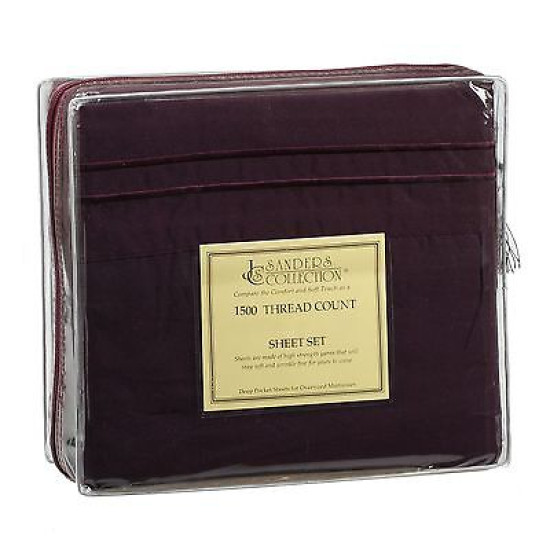 1800 Collection 4 pc Bed Sheet Set Available In Various Colors And Sizes