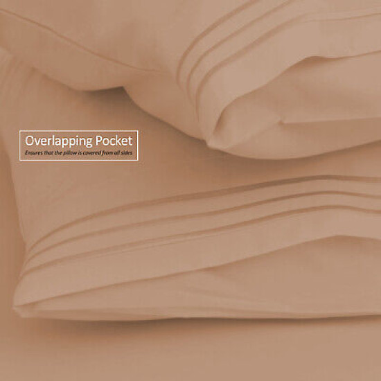 1800 Queen Or King Bed Sheets Ultra Soft Microfiber Deep Pocket 4 Pc Sheet Set
