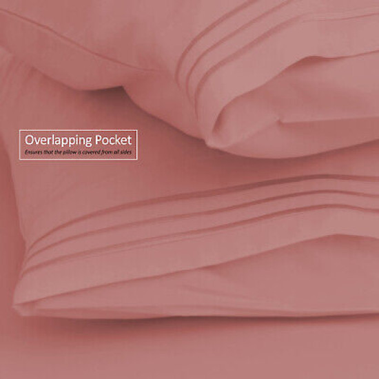 1800 Queen Or King Bed Sheets Ultra Soft Microfiber Deep Pocket 4 Pc Sheet Set