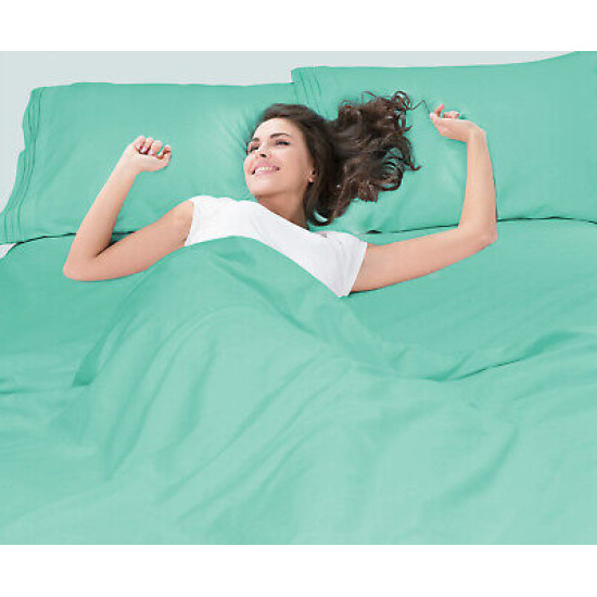 1800 Queen Or King Bed Sheets Ultra Soft Microfiber Deep Pocket 4 Pc Sheet Set