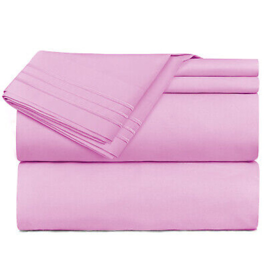 1800 Queen Or King Bed Sheets Ultra Soft Microfiber Deep Pocket 4 Pc Sheet Set
