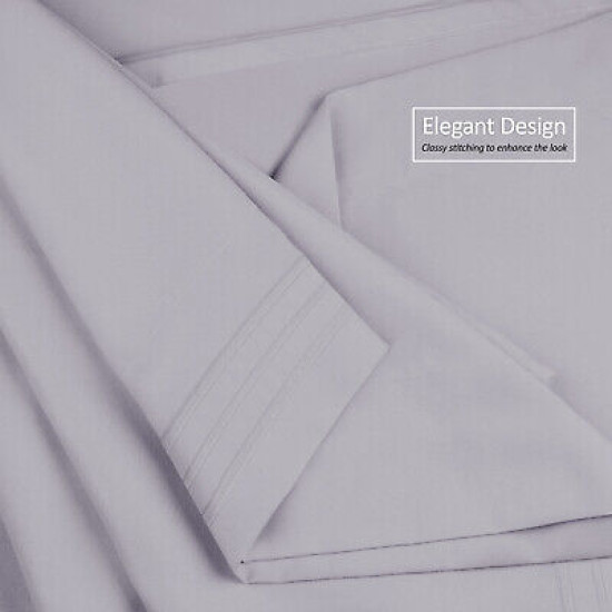 1800 Queen Or King Bed Sheets Ultra Soft Microfiber Deep Pocket 4 Pc Sheet Set