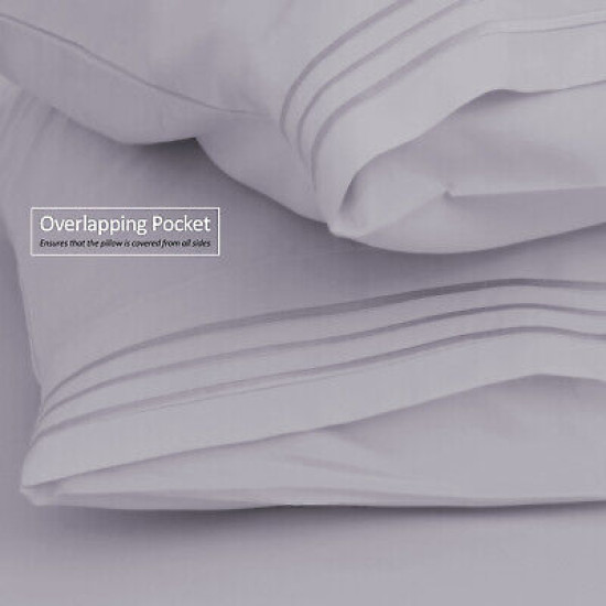 1800 Queen Or King Bed Sheets Ultra Soft Microfiber Deep Pocket 4 Pc Sheet Set