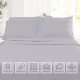 1800 Queen Or King Bed Sheets Ultra Soft Microfiber Deep Pocket 4 Pc Sheet Set