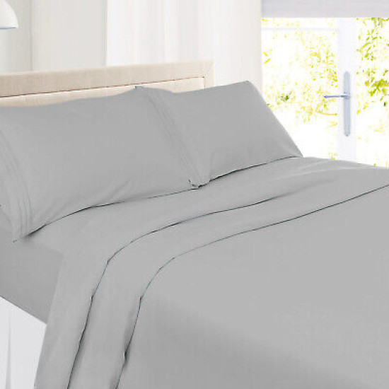 1800 Queen Or King Bed Sheets Ultra Soft Microfiber Deep Pocket 4 Pc Sheet Set