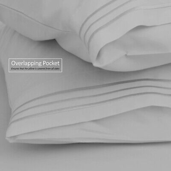1800 Queen Or King Bed Sheets Ultra Soft Microfiber Deep Pocket 4 Pc Sheet Set