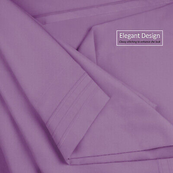 1800 Queen Or King Bed Sheets Ultra Soft Microfiber Deep Pocket 4 Pc Sheet Set