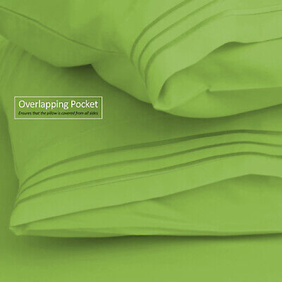 1800 Queen Or King Bed Sheets Ultra Soft Microfiber Deep Pocket 4 Pc Sheet Set