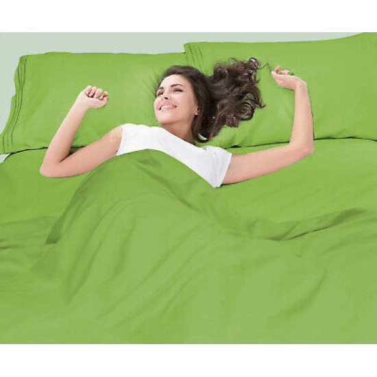 1800 Queen Or King Bed Sheets Ultra Soft Microfiber Deep Pocket 4 Pc Sheet Set