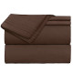 1800 Queen Or King Bed Sheets Ultra Soft Microfiber Deep Pocket 4 Pc Sheet Set