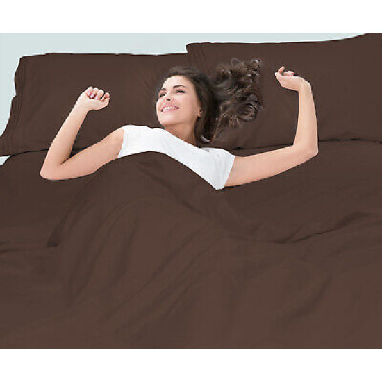 1800 Queen Or King Bed Sheets Ultra Soft Microfiber Deep Pocket 4 Pc Sheet Set