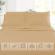 1800 Queen Or King Bed Sheets Ultra Soft Microfiber Deep Pocket 4 Pc Sheet Set