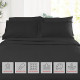 1800 Queen Or King Bed Sheets Ultra Soft Microfiber Deep Pocket 4 Pc Sheet Set
