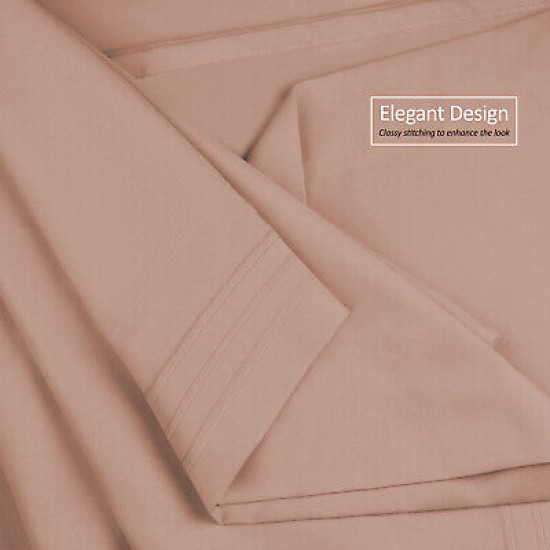 1800 Queen Or King Bed Sheets Ultra Soft Microfiber Deep Pocket 4 Pc Sheet Set
