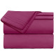 1800 Queen Or King Bed Sheets Ultra Soft Microfiber Deep Pocket 4 Pc Sheet Set