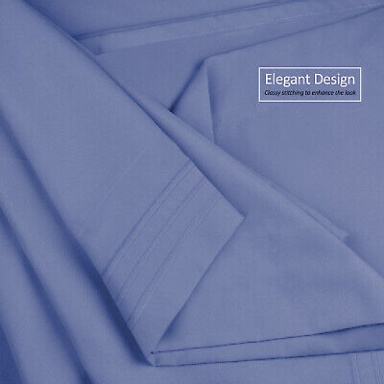1800 Queen Or King Bed Sheets Ultra Soft Microfiber Deep Pocket 4 Pc Sheet Set