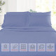 1800 Queen Or King Bed Sheets Ultra Soft Microfiber Deep Pocket 4 Pc Sheet Set