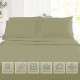 1800 Queen Or King Bed Sheets Ultra Soft Microfiber Deep Pocket 4 Pc Sheet Set