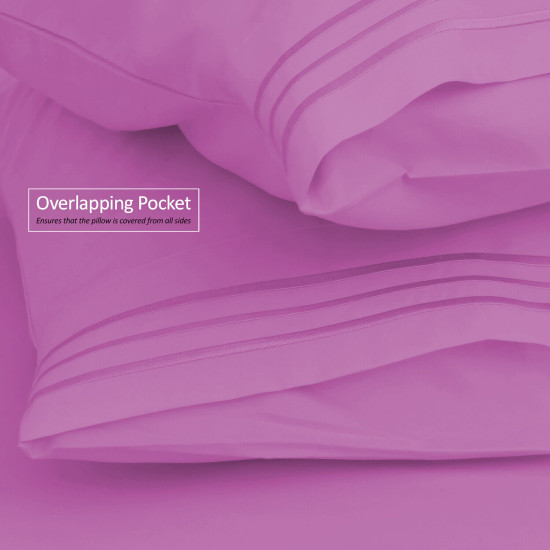 1800 Queen Or King Bed Sheets Ultra Soft Microfiber Deep Pocket 4 Pc Sheet Set