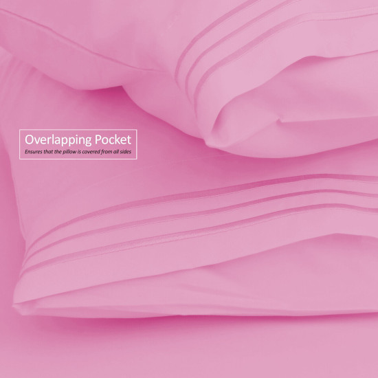 1800 Queen Or King Bed Sheets Ultra Soft Microfiber Deep Pocket 4 Pc Sheet Set