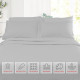 1800 Queen Or King Bed Sheets Ultra Soft Microfiber Deep Pocket 4 Pc Sheet Set