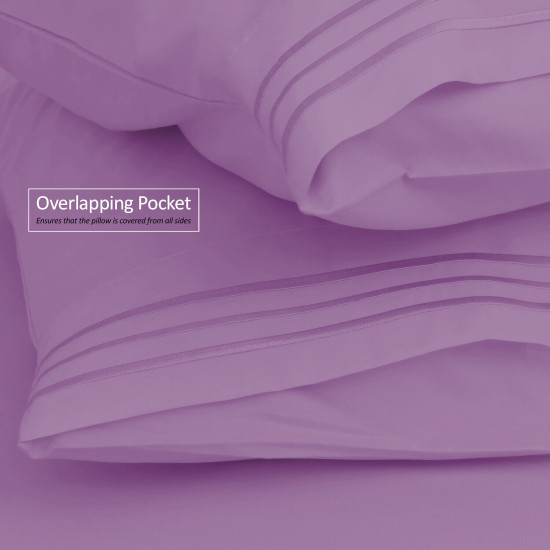 1800 Queen Or King Bed Sheets Ultra Soft Microfiber Deep Pocket 4 Pc Sheet Set